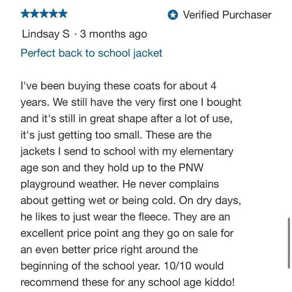 NEW! Eddie Bauer 3 in 1 Jacket Size S(7-8) WaterResistant Outer&Inner Fleece Jkt - Picture 12 of 16